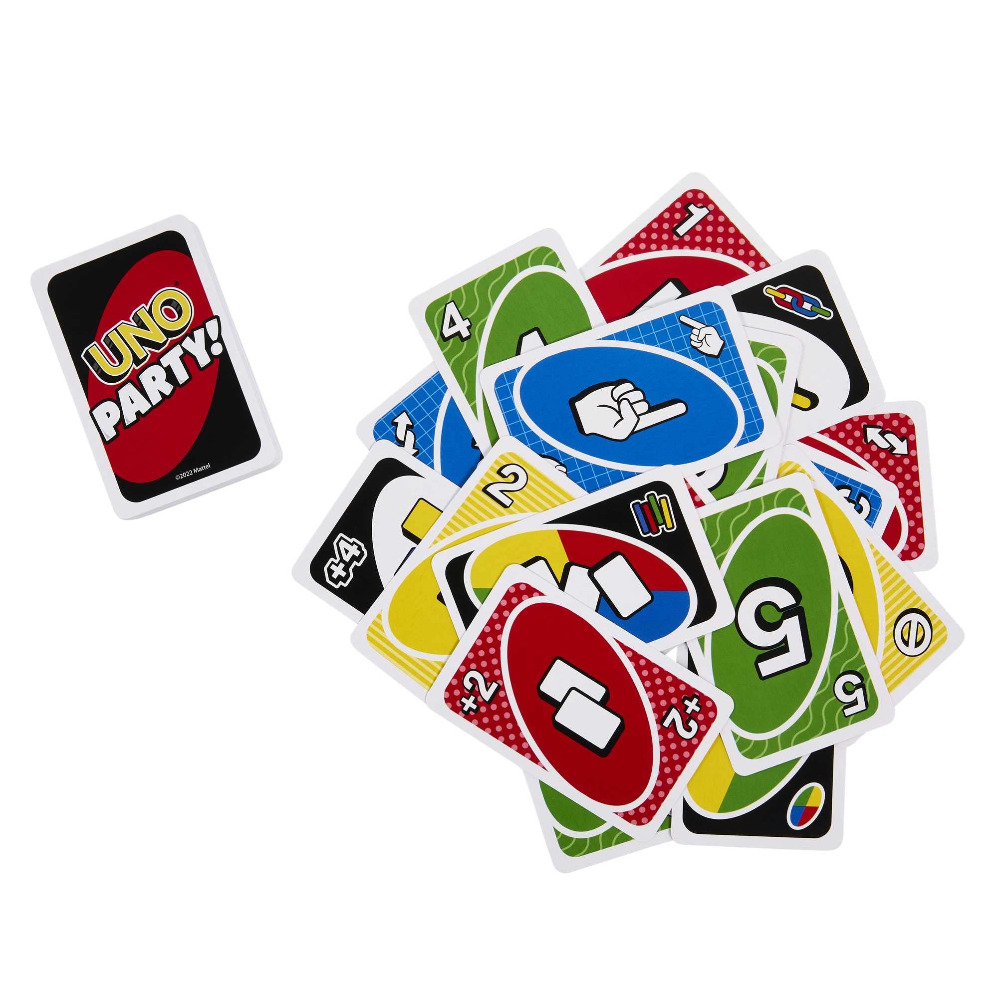 Foto 5 pulgar | Juego De Cartas Mattel Uno Party Para 6 A 16 Jugadores A Partir De 7 Años - Venta Internacional.