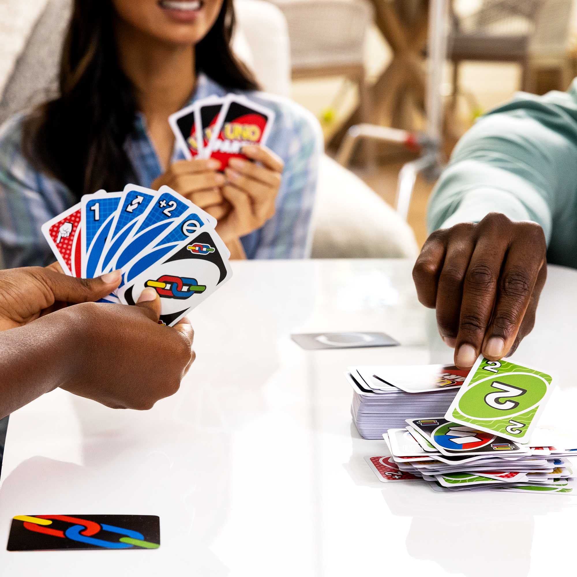 Foto 7 pulgar | Juego De Cartas Mattel Uno Party Para 6 A 16 Jugadores A Partir De 7 Años - Venta Internacional.