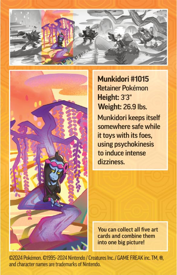 Foto 2 | Mini Fábula Envuelta En Escarlata De Pokémon Tcg En Escarlata Y Violeta - Venta Internacional.