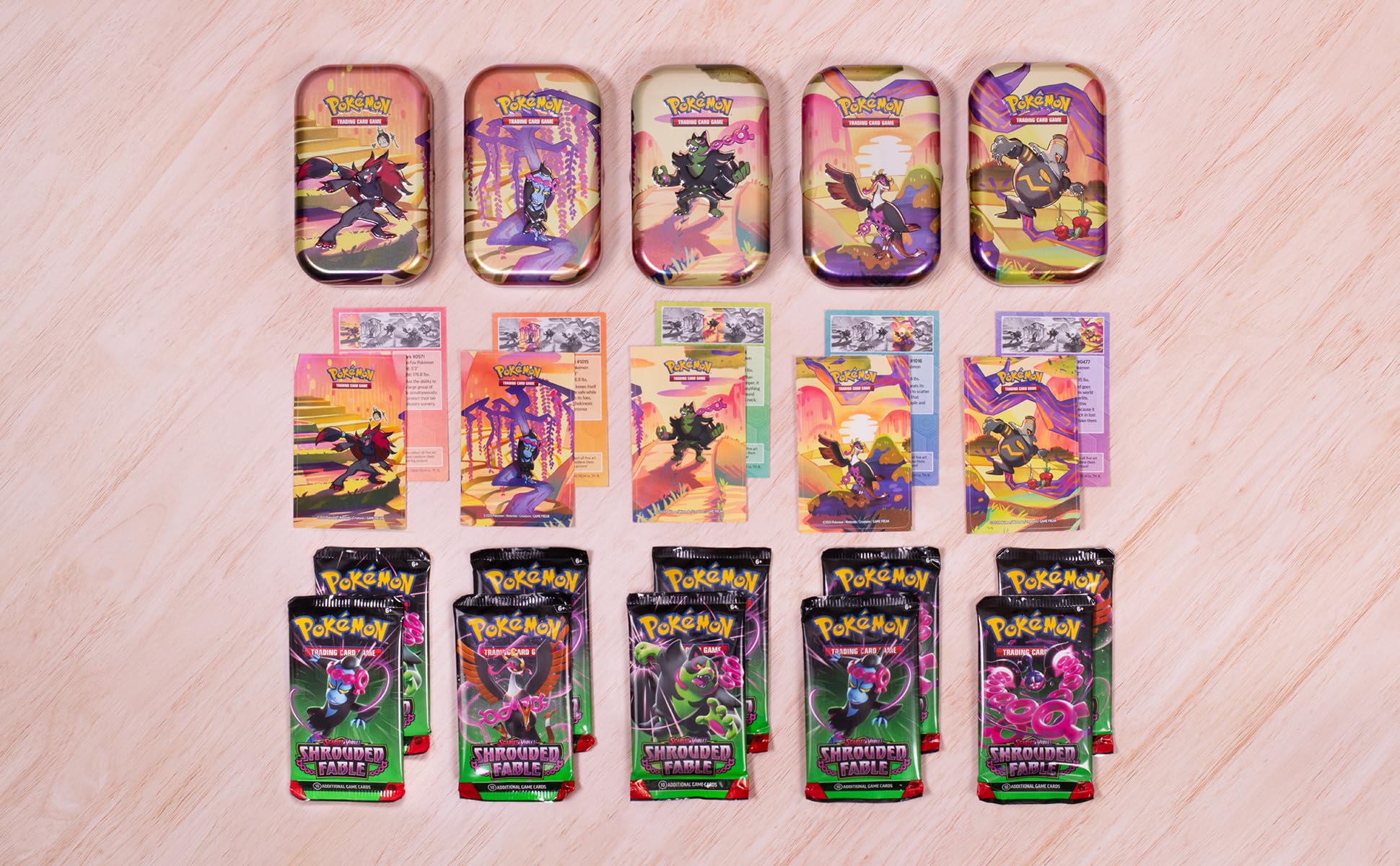 Foto 6 pulgar | Mini Fábula Envuelta En Escarlata De Pokémon Tcg En Escarlata Y Violeta - Venta Internacional.