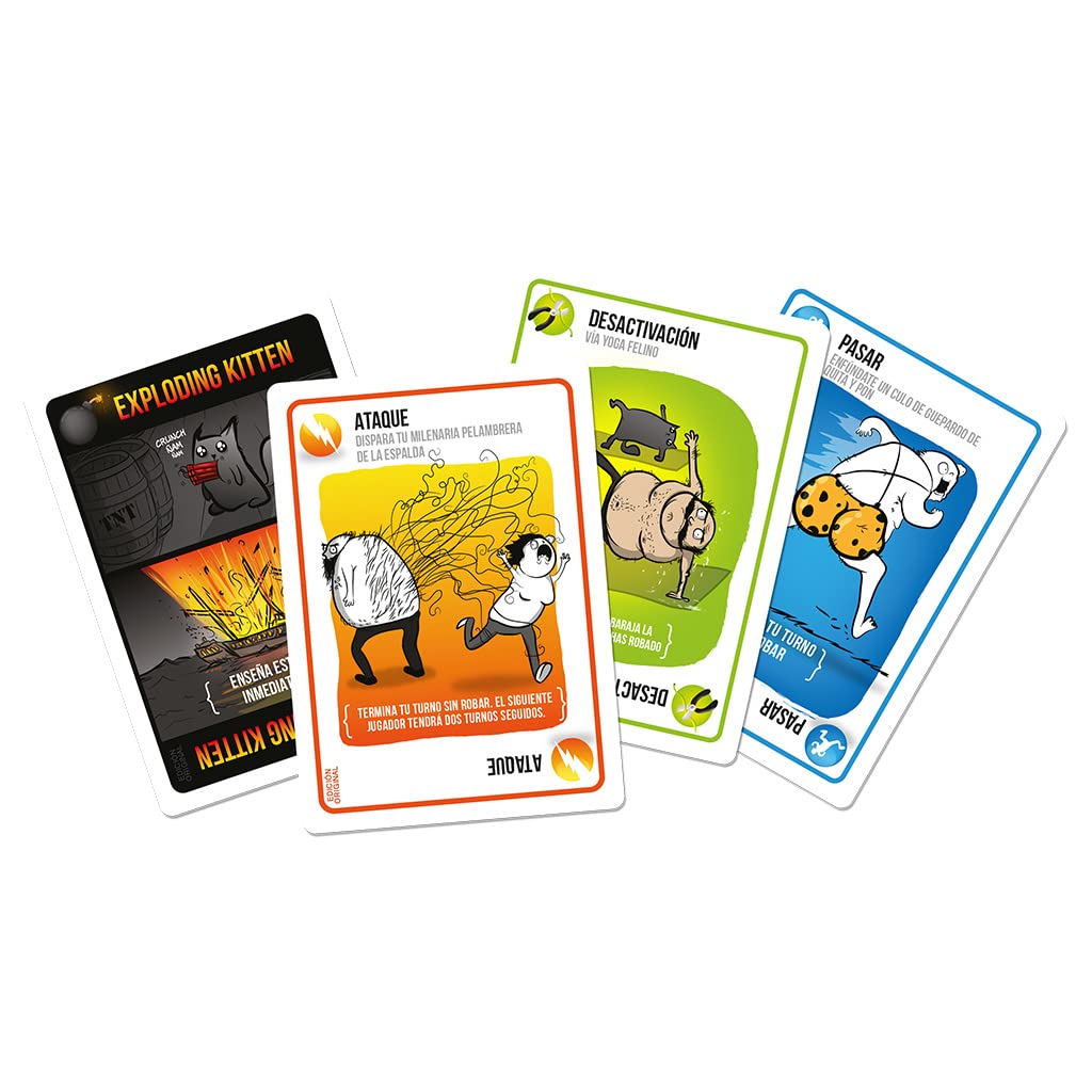 Foto 3 pulgar | Juego De Cartas Exploding Kittens Ekiek01es Versión En Español - Venta Internacional.