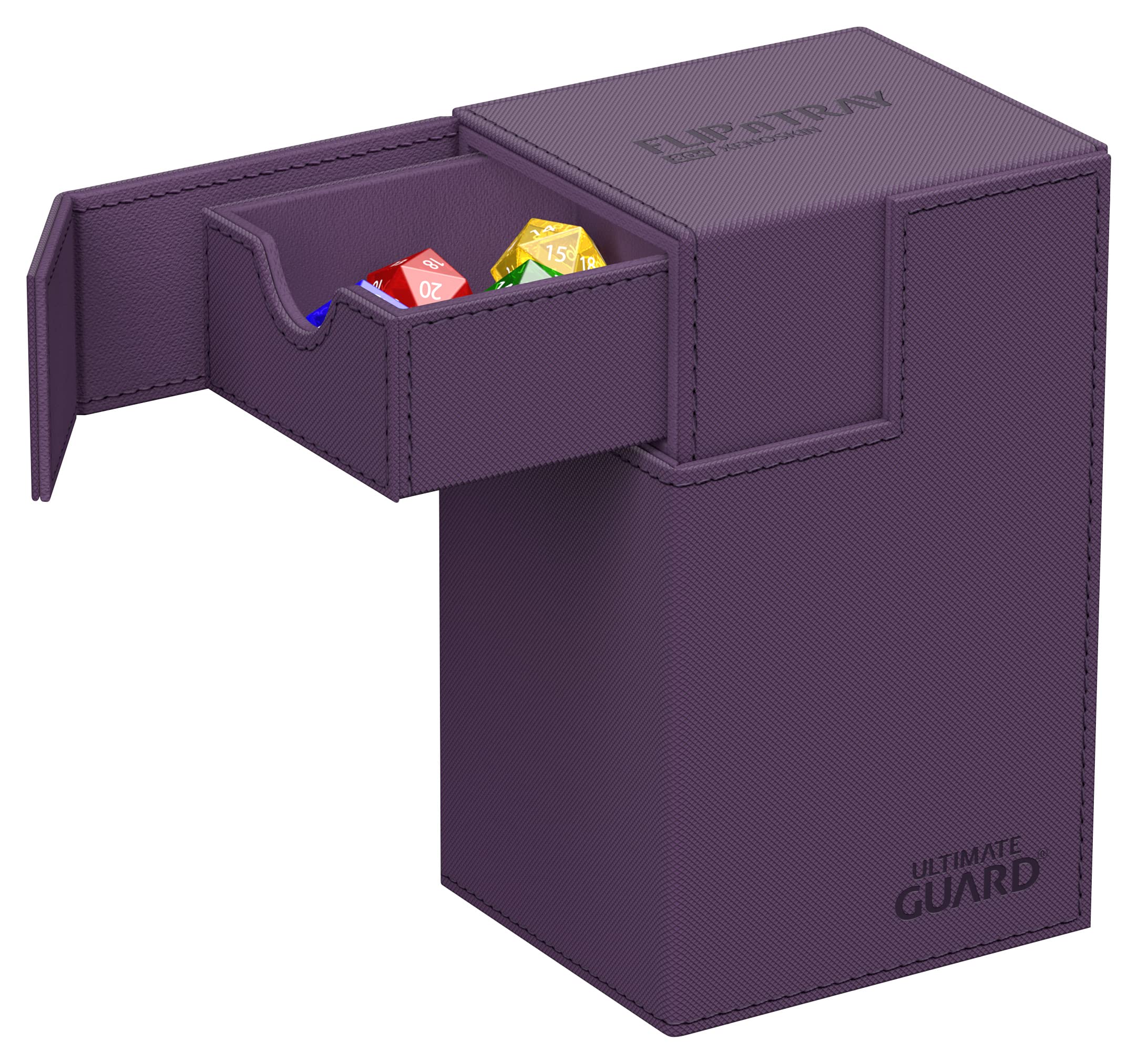 Foto 3 pulgar | Deck Case Ultimate Guard Flip'n'tray 80+ Para 80 Cartas Tcg De Doble Manga, Color Morado - Venta Internacional.