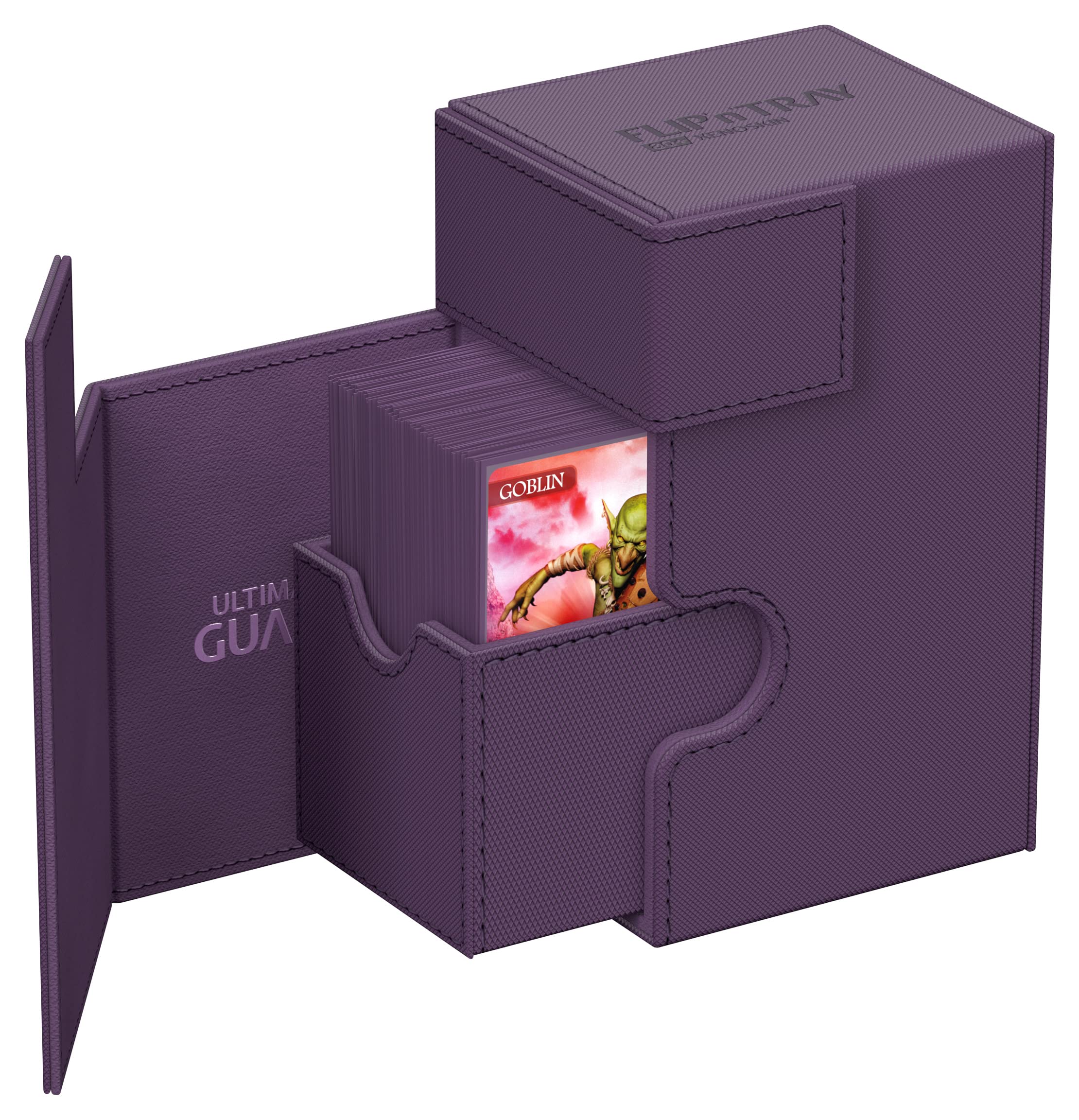 Foto 4 pulgar | Deck Case Ultimate Guard Flip'n'tray 80+ Para 80 Cartas Tcg De Doble Manga, Color Morado - Venta Internacional.