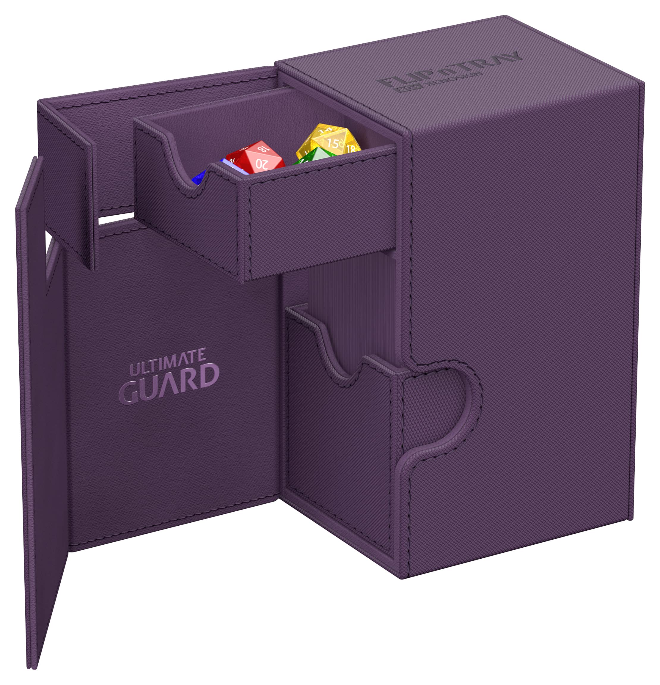 Foto 6 | Deck Case Ultimate Guard Flip'n'tray 80+ Para 80 Cartas Tcg De Doble Manga, Color Morado - Venta Internacional.