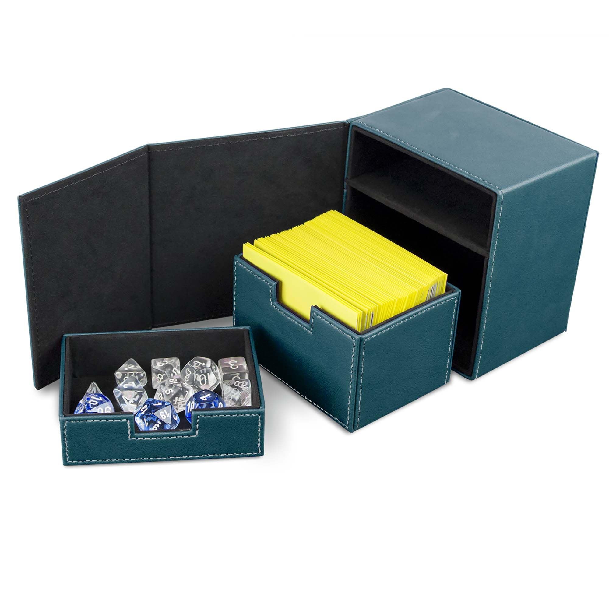 Foto 1 | Funda Para Cartas Bcw Deck Vault Lx 100, Color Verde Azulado Con 100 Cartas Con Funda - Venta Internacional.