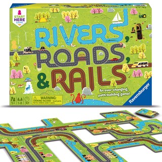 Foto 1 | Juego De Combinación Ravensburger Rivers, Roads And Rails Kids 5+ - Venta Internacional.