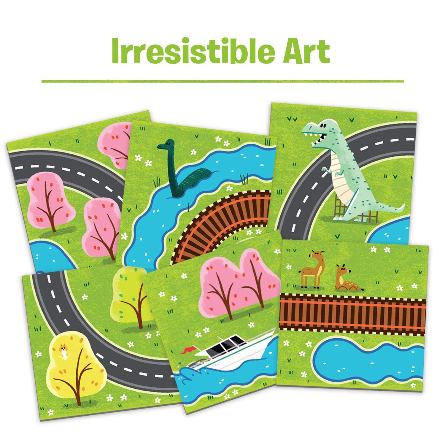 Foto 4 pulgar | Juego De Combinación Ravensburger Rivers, Roads And Rails Kids 5+ - Venta Internacional.