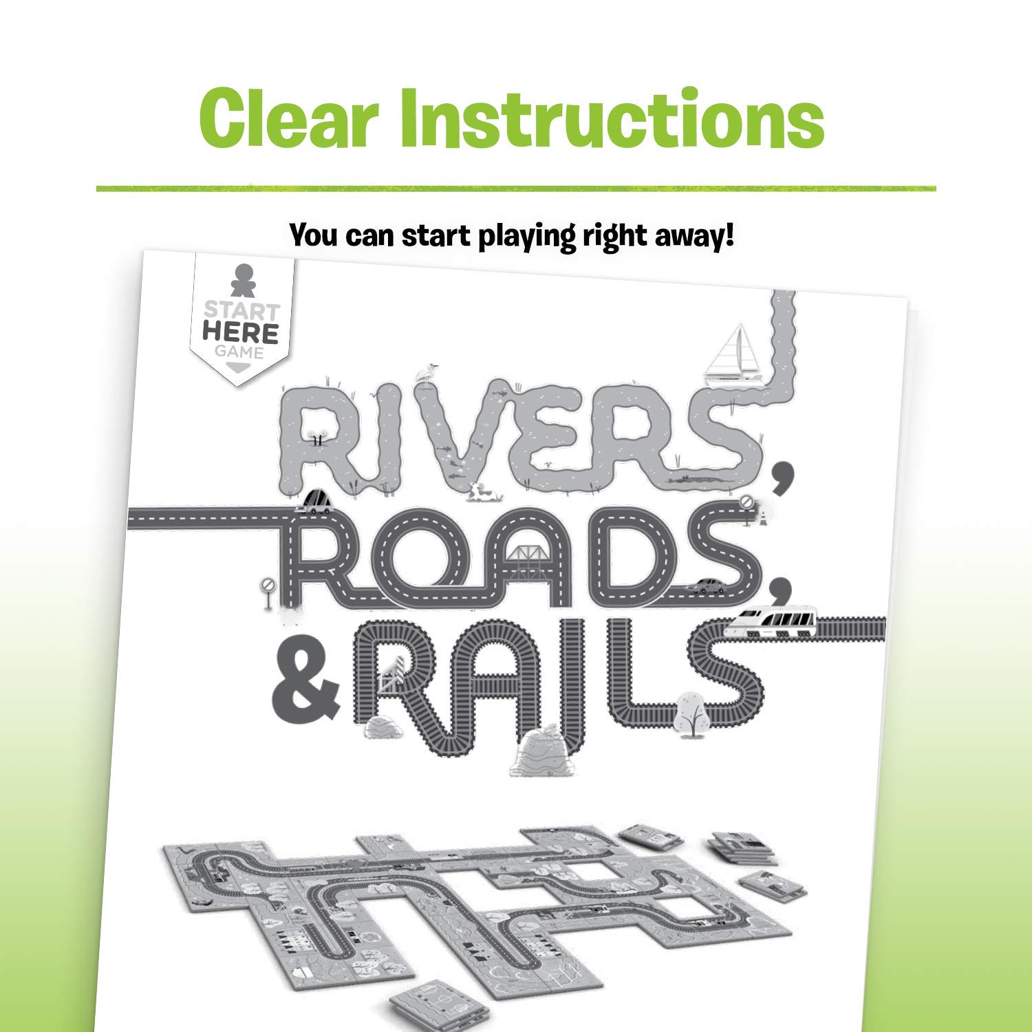 Foto 5 pulgar | Juego De Combinación Ravensburger Rivers, Roads And Rails Kids 5+ - Venta Internacional.