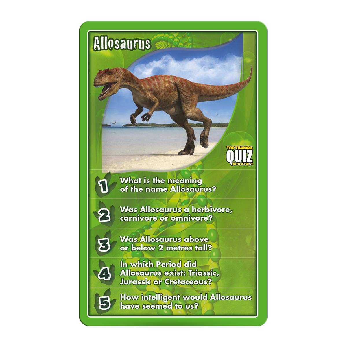 Foto 7 pulgar | Juego De Preguntas Top Trumps Dinosaurs Para Niños De 2 A 2 Jugadores Con Funda - Venta Internacional.