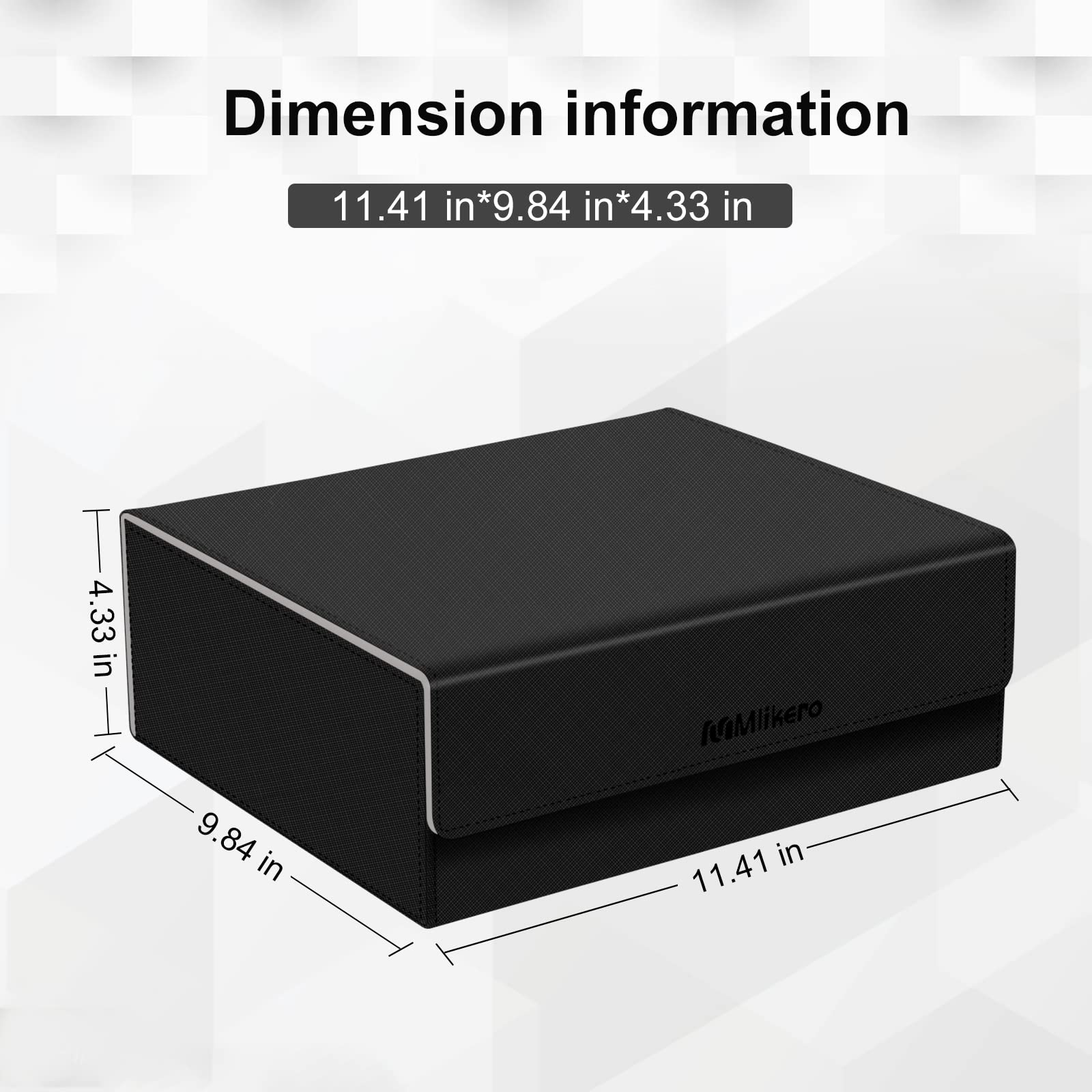 Foto 2 | Funda Mlikero Para Cartas Coleccionables De Más De 1800 Pulgadas Con Cierre Magnético - Venta Internacional.