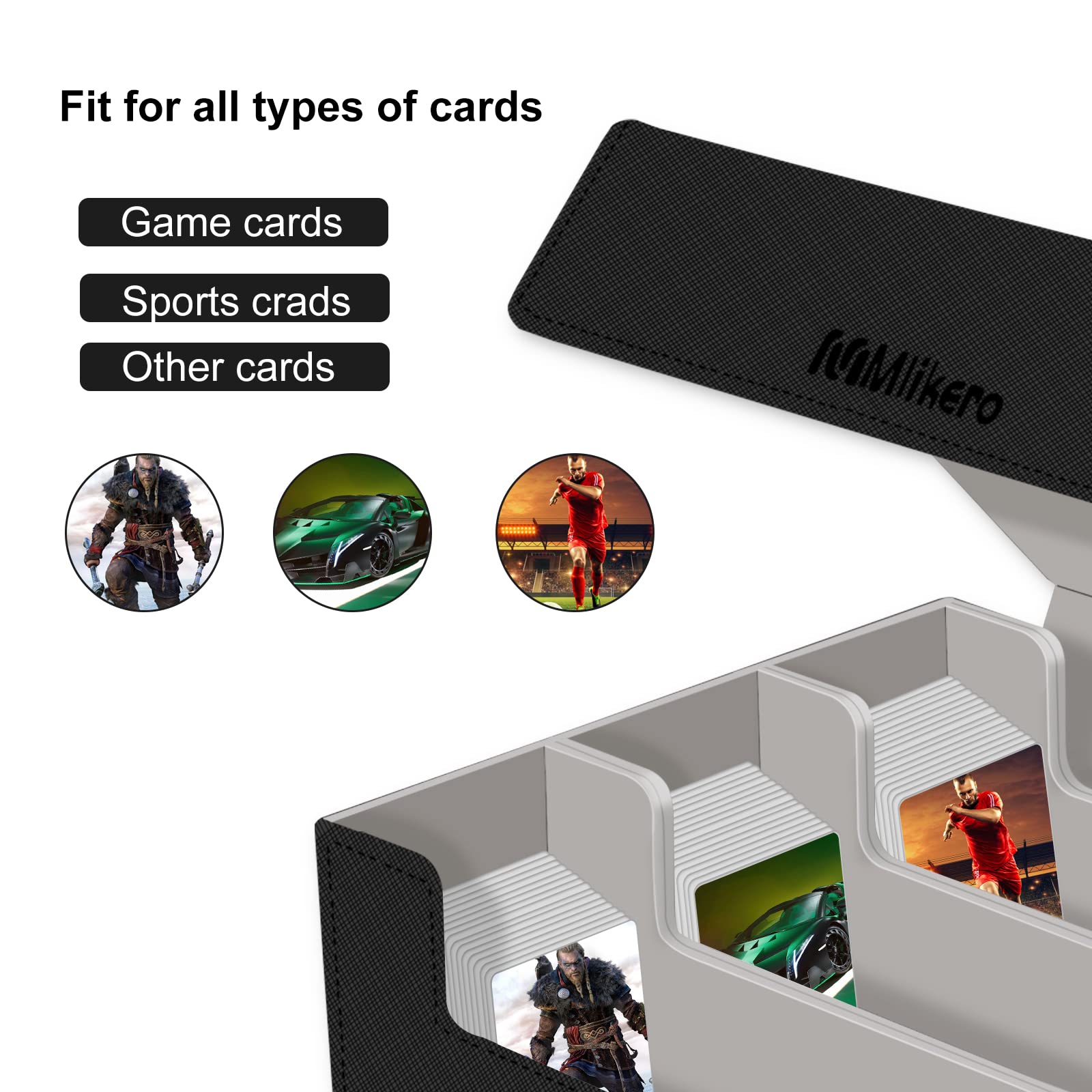 Foto 5 pulgar | Funda Mlikero Para Cartas Coleccionables De Más De 1800 Pulgadas Con Cierre Magnético - Venta Internacional.
