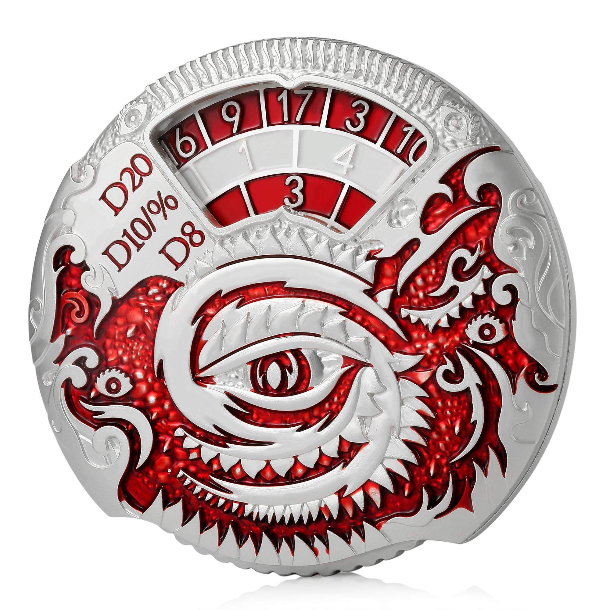 Foto 2 | Set De Dados Spinner Metal Dndnd 7 En 1 Para Dungeons & Dragon - Venta Internacional.