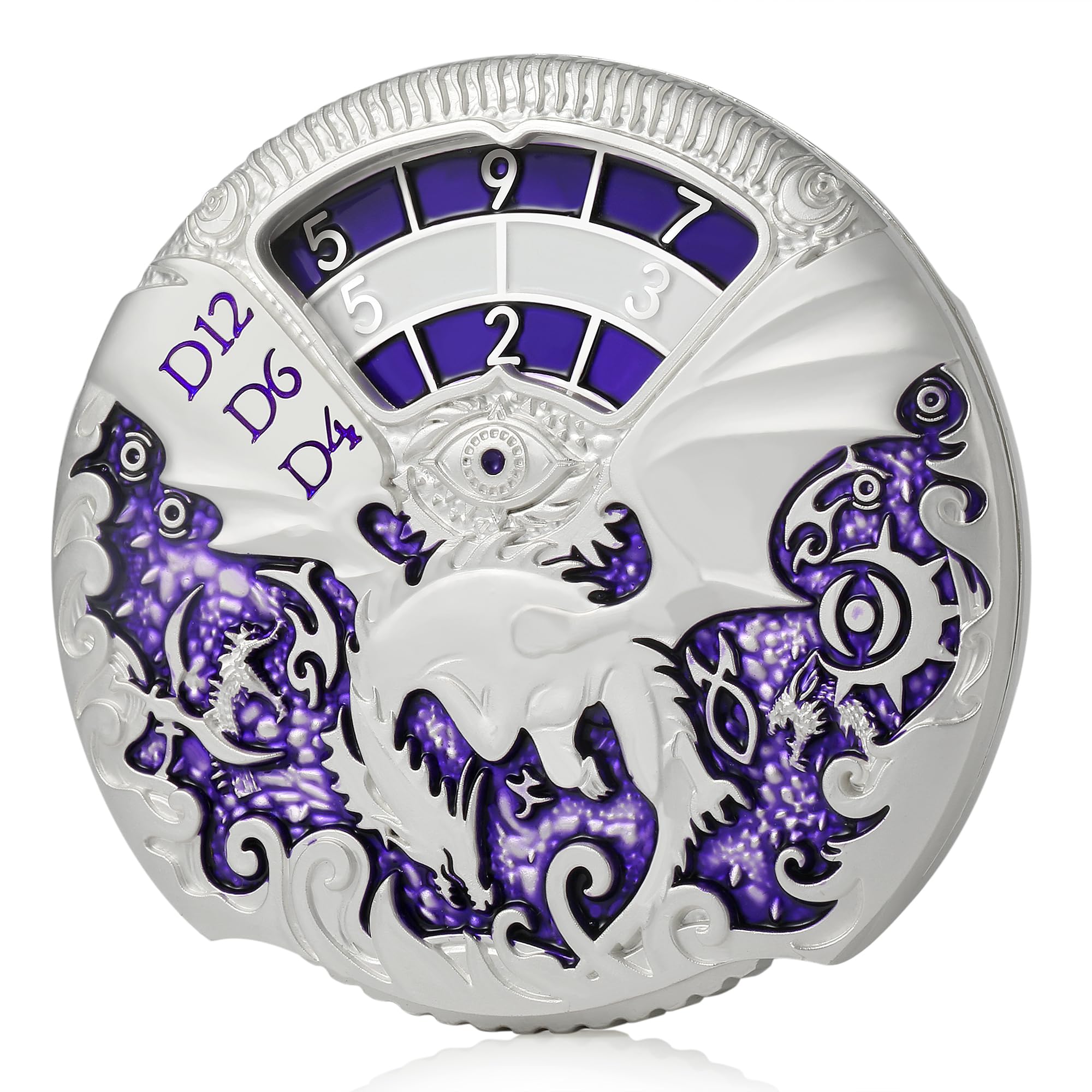 Juego De Dados Dndnd Dungeons And Dragons Roulette Spinner 7 En 1 - Venta Internacional.