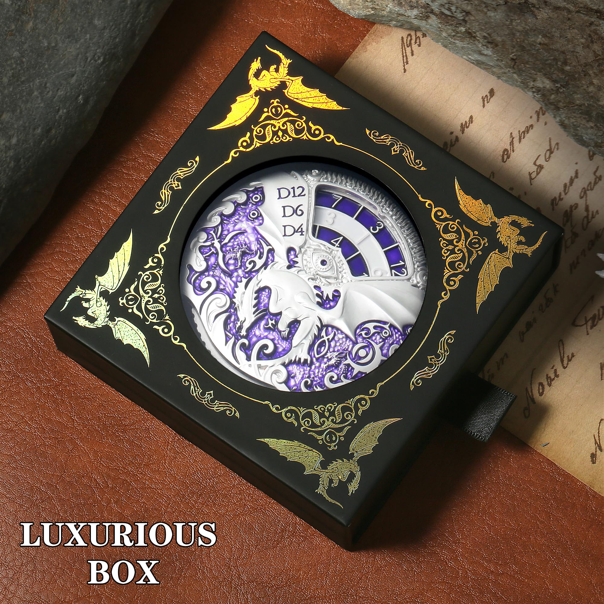 Foto 7 | Juego De Dados Dndnd Dungeons And Dragons Roulette Spinner 7 En 1 - Venta Internacional.