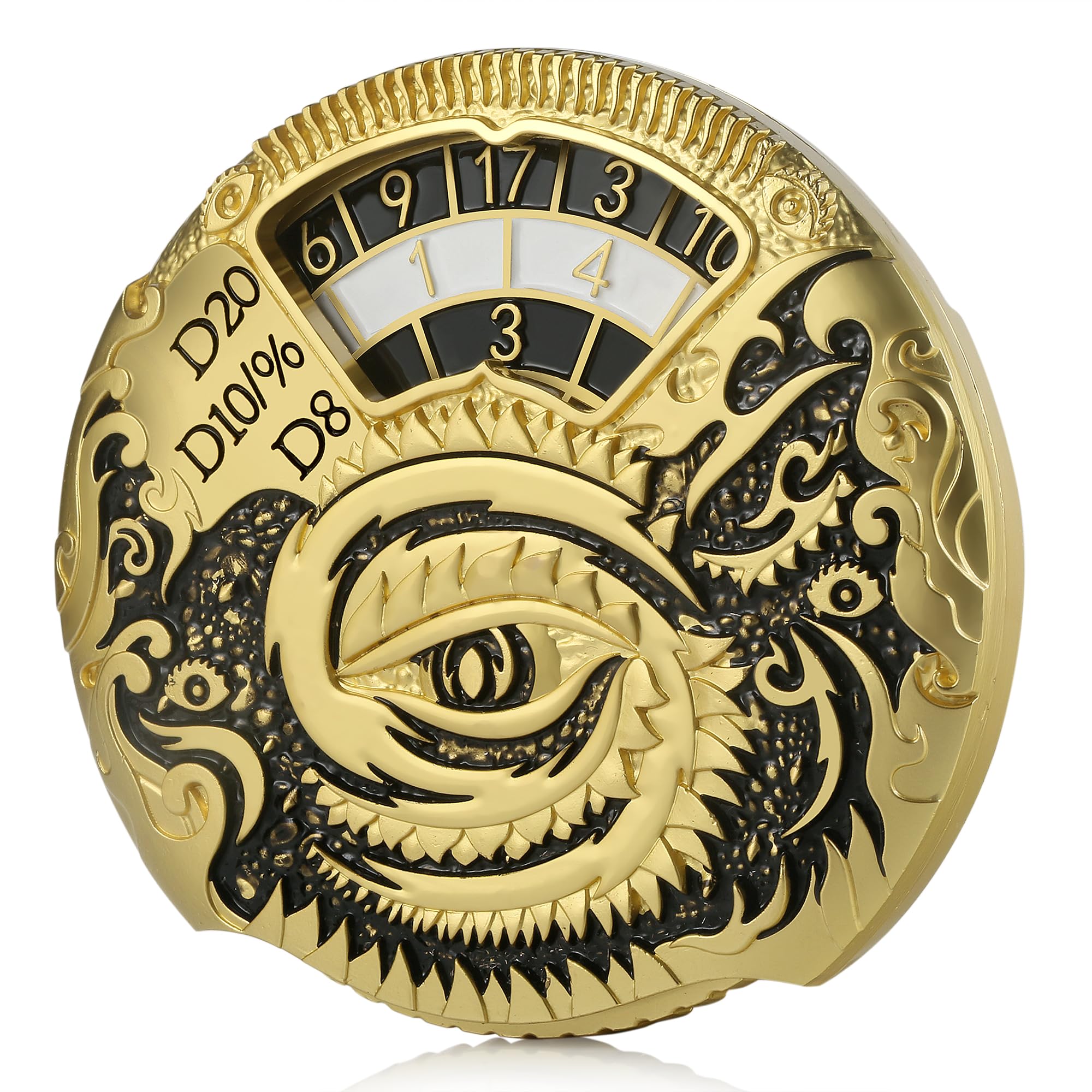 Foto 3 pulgar | Ruleta Fidget Spinner Dndnd Dragon Con Juego De Dados De Metal 7 En 1 - Venta Internacional.