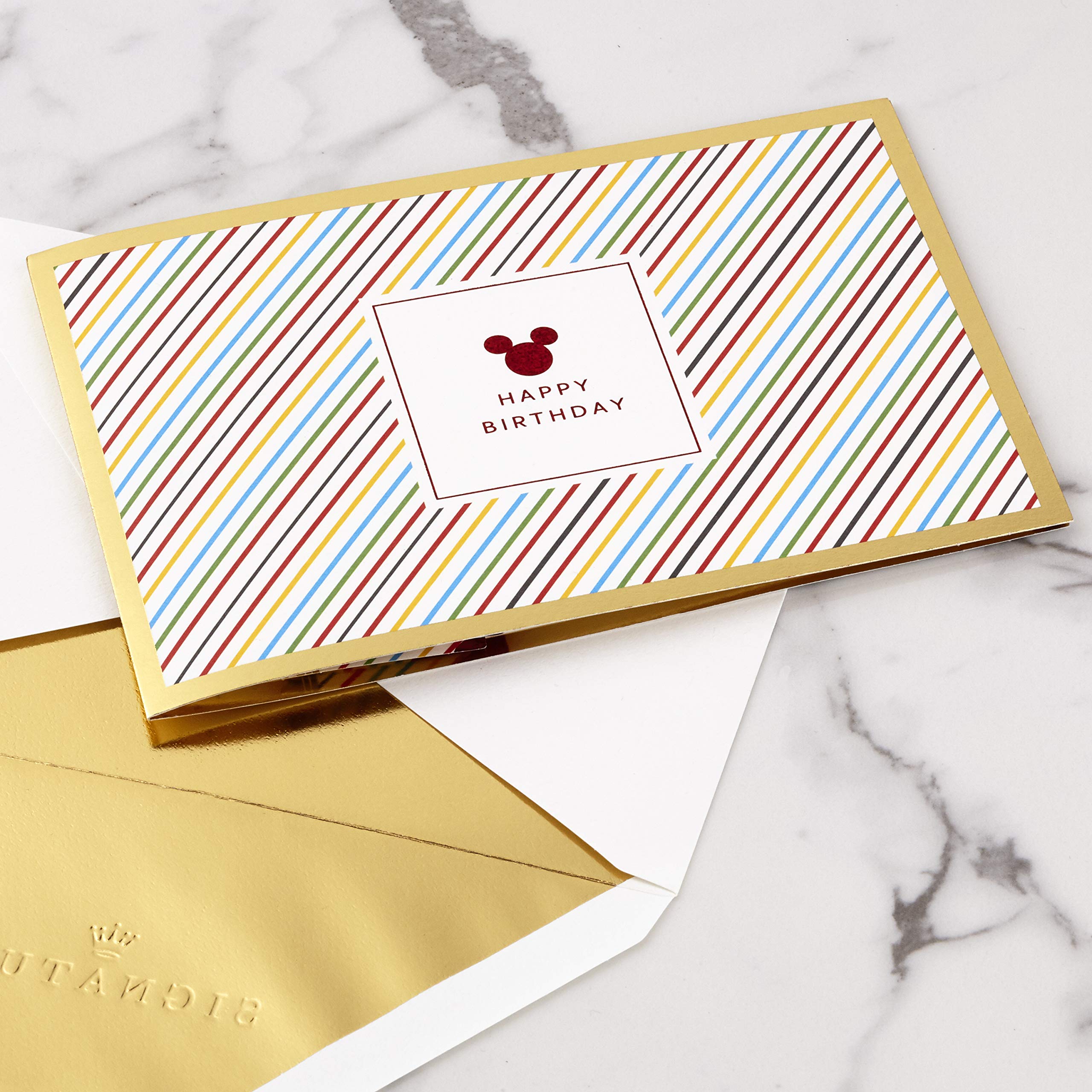 Foto 2 | Tarjeta De Cumpleaños Hallmark Signature Paper Wonder Pop Up Disney - Venta Internacional.