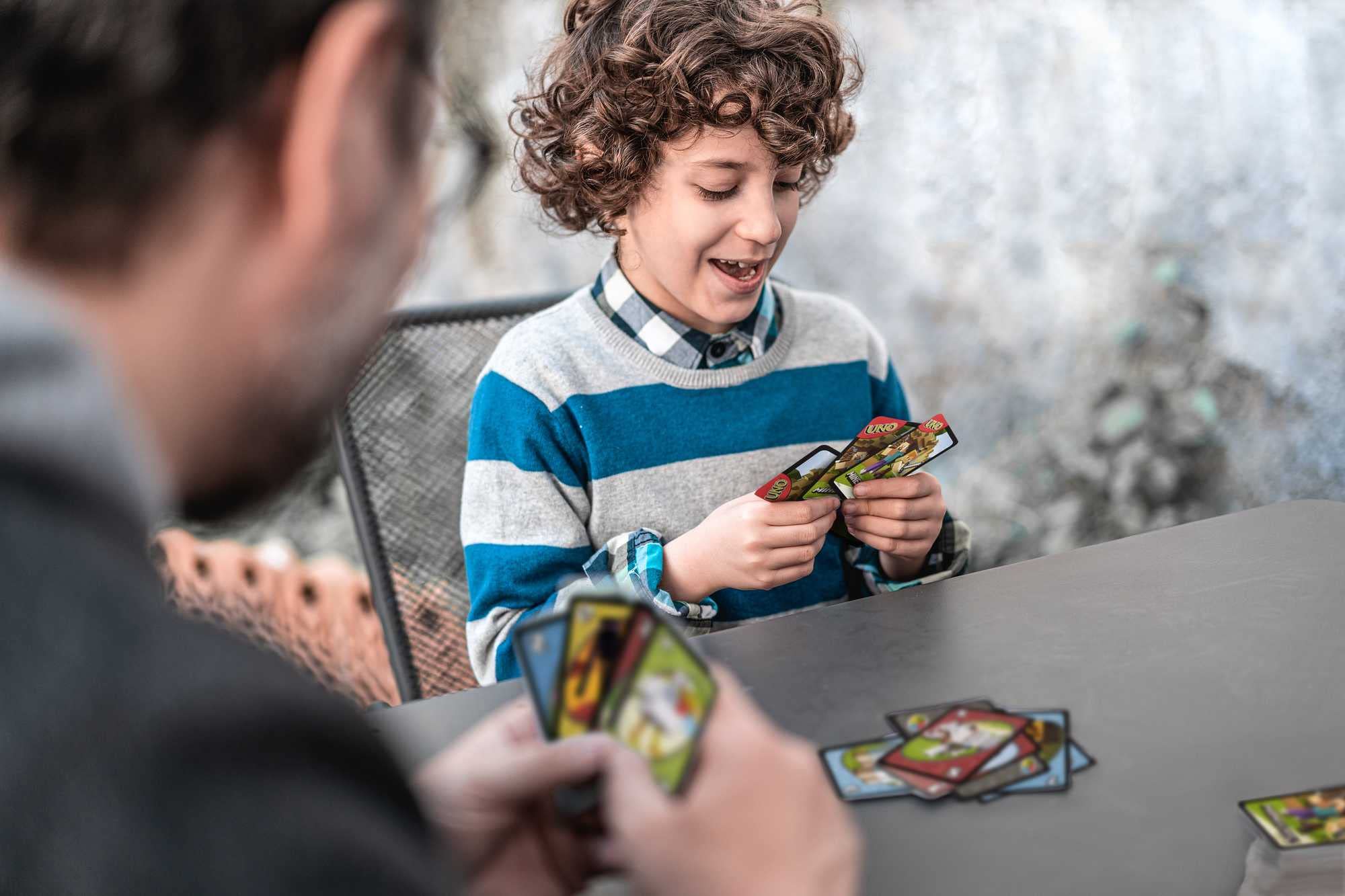 Foto 3 pulgar | Juego De Cartas Mattel Games Uno Minecraft Con Gráficos De Minecraft - Venta Internacional.