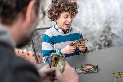 Foto 2 | Juego De Cartas Mattel Games Uno Minecraft Con Gráficos De Minecraft - Venta Internacional.