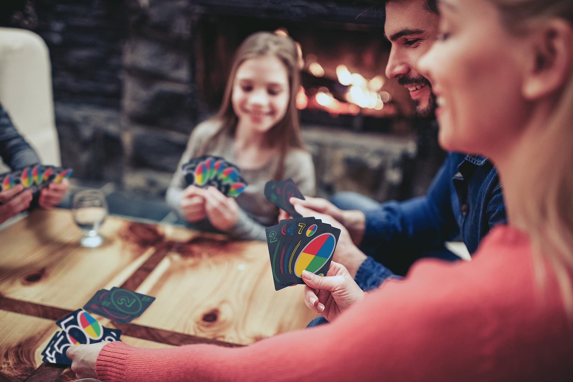 Foto 3 | Juego De Cartas Mattel Games Uno 50th Premium Version Family Desde Hace Más De 7 Años - Venta Internacional.