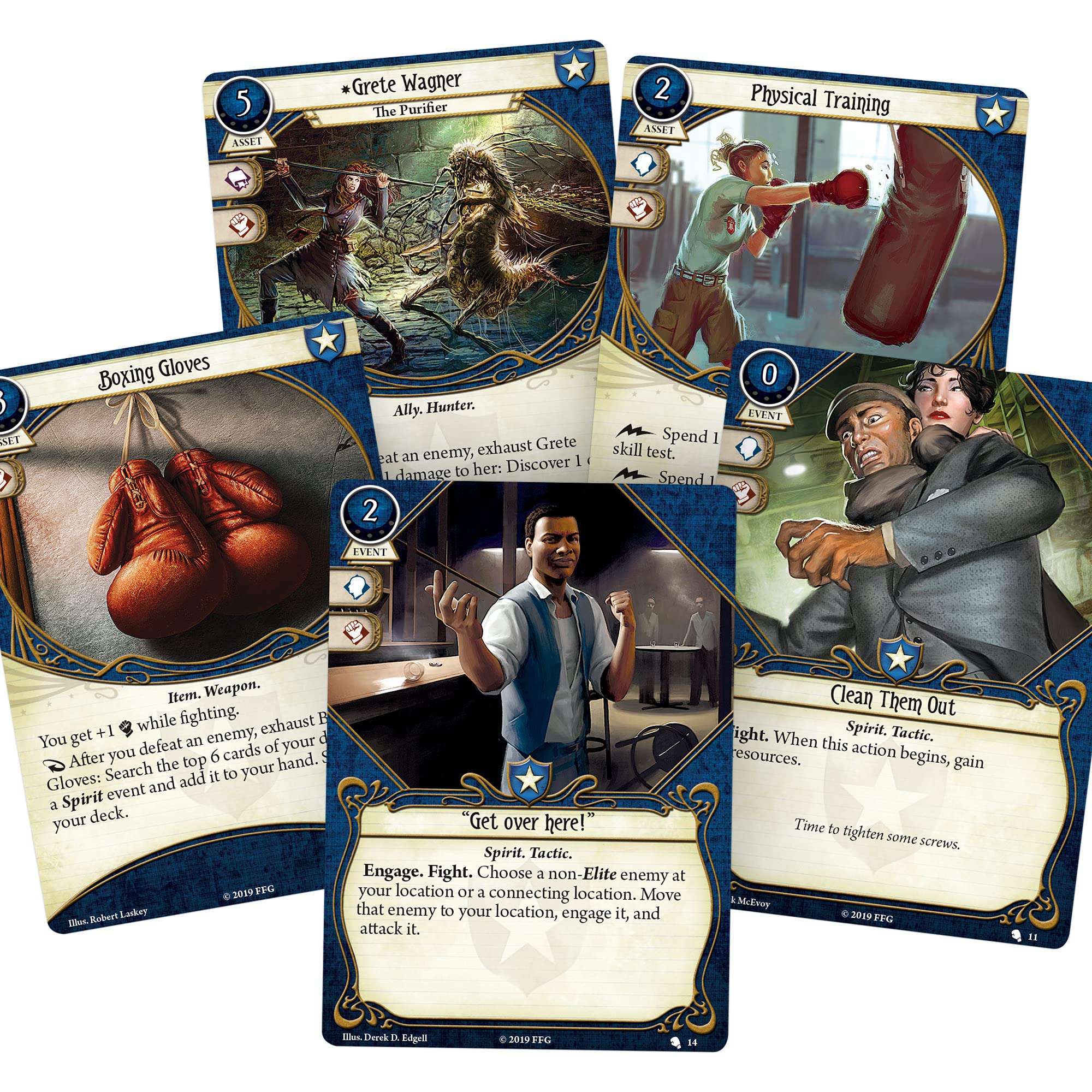 Foto 4 pulgar | Starter Deck Fantasy Flight Games Arkham Horror Nathaniel Cho - Venta Internacional.