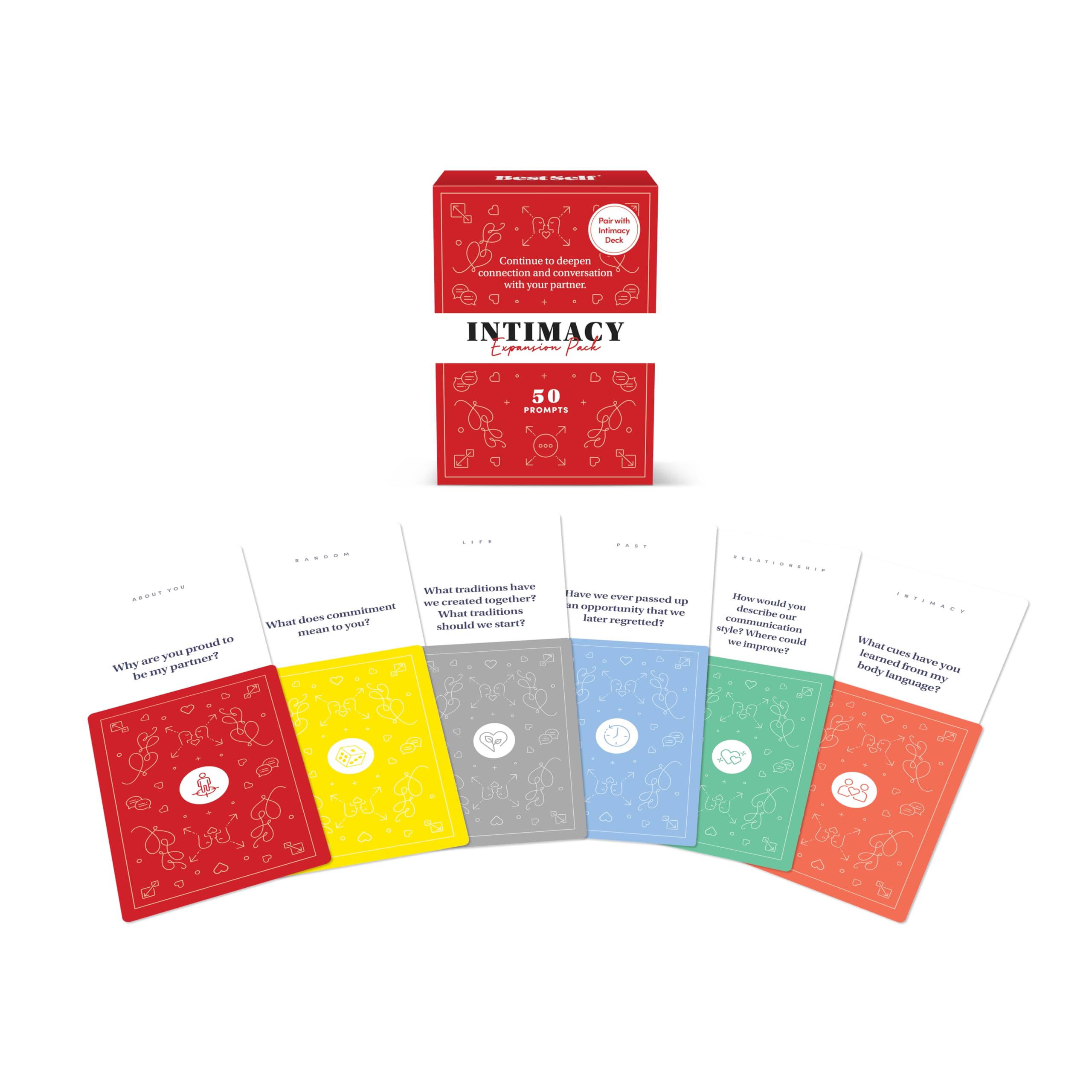 Foto 6 pulgar | Paquete De Expansión Para Mazos Bestself Intimacy Para Juegos De Parejas Con 50 Cartas - Venta Internacional.
