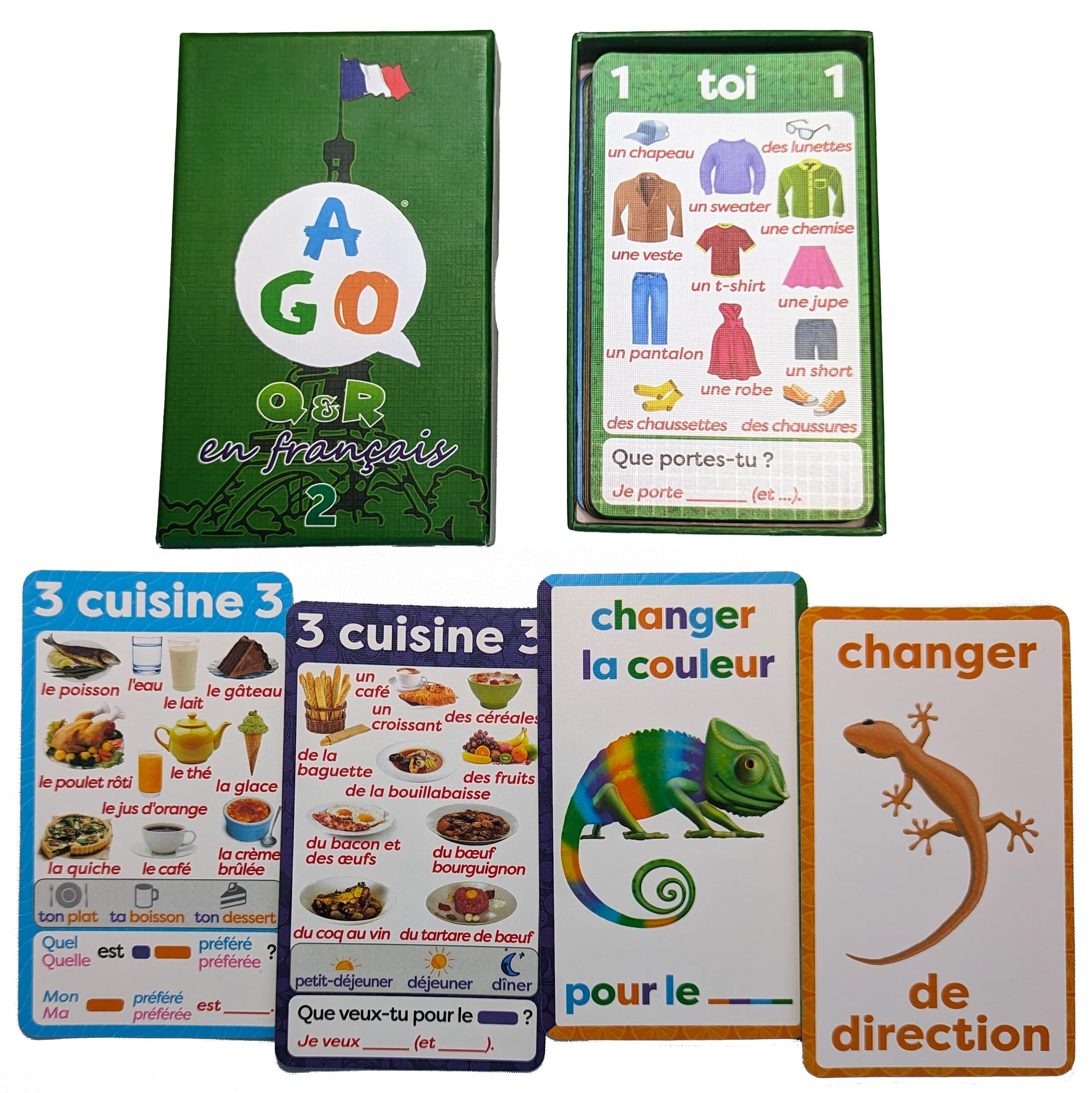 Foto 2 pulgar | Juego De Cartas Ago En Francais 2 Deluxe Edition Para Todas Las Edades - Venta Internacional.