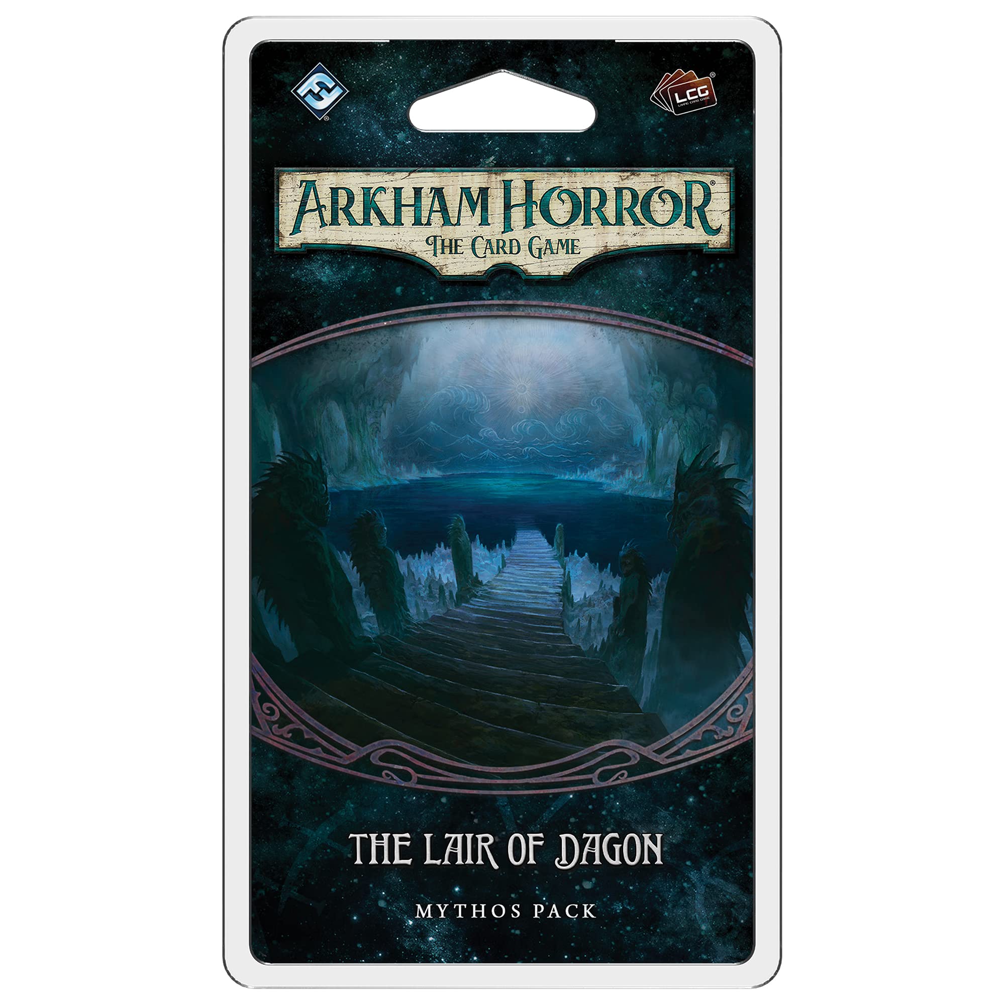 Foto 2 pulgar | Juego De Cartas Fantasy Flight Arkham Horror The Lair Of Dagon - Venta Internacional.