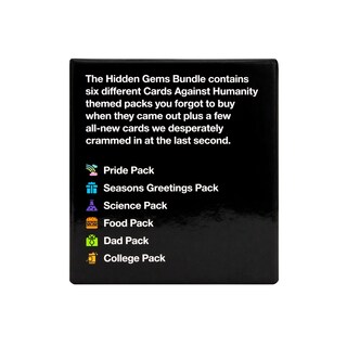 Foto 3 | Paquete De Cartas Cards Against Humanity Hidden Gems - Venta Internacional.