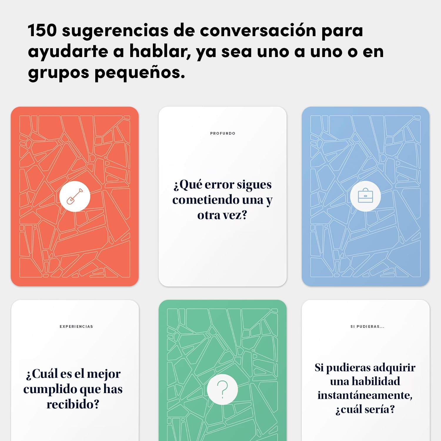 Foto 5 pulgar | Conversation Cards Bestself Rompehielo Icebreaker Game - Venta Internacional.