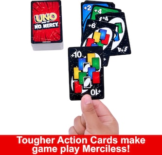 Foto 4 | Juego De Cartas Mattel Games Uno Show 'em No Mercy Con Cartas Adicionales - Venta Internacional.