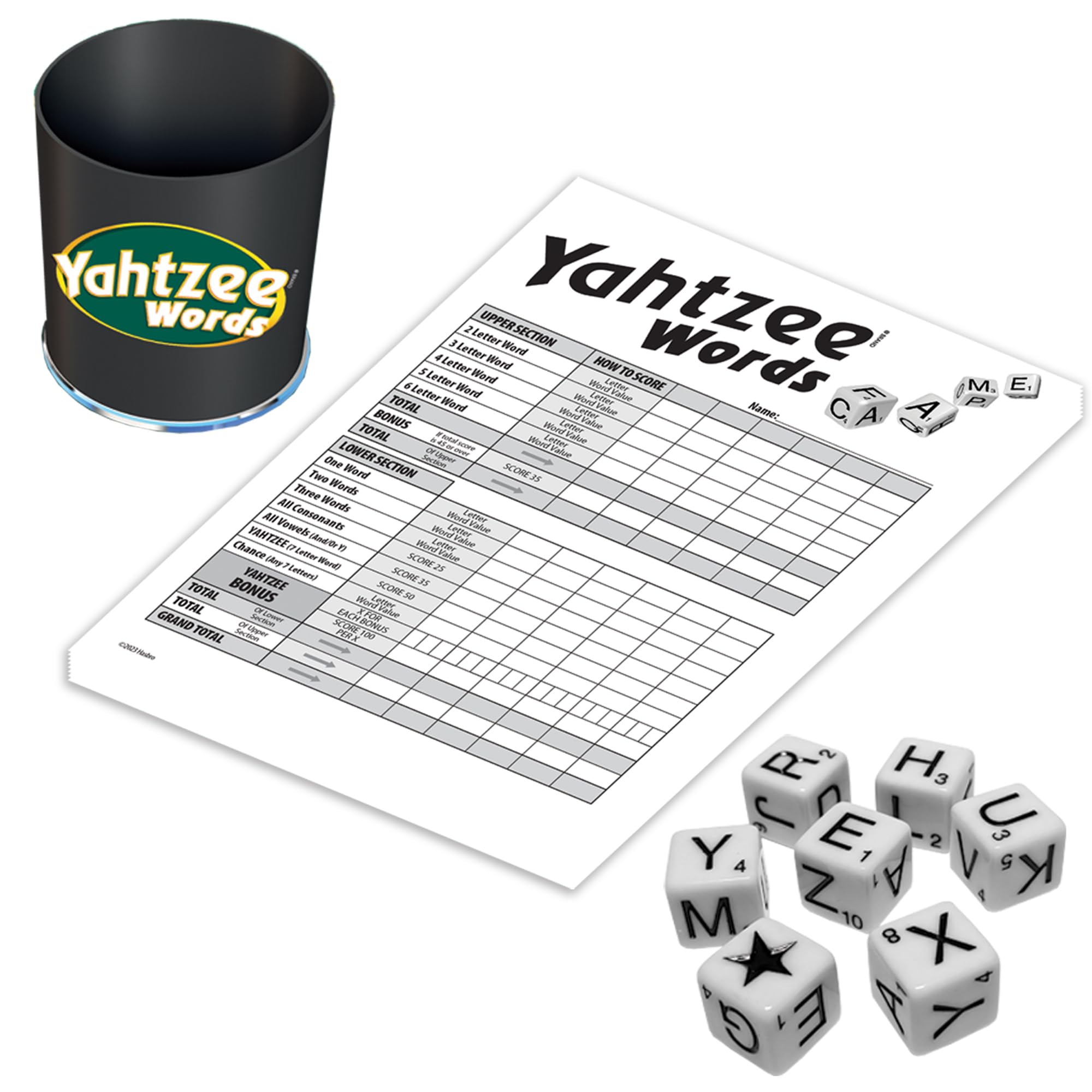 Foto 3 pulgar | Juegos De Palabras: Juegos De Movimientos Ganadores, Yahtzee Words Usa, Más De 8 Años - Venta Internacional.