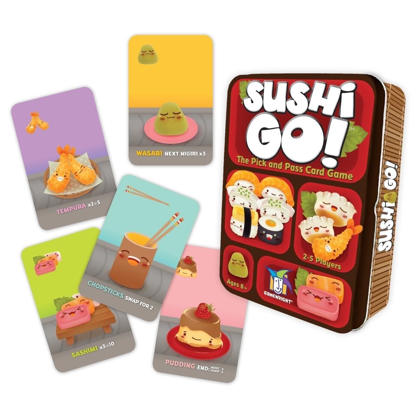 Foto 3 pulgar | Juego De Cartas Gamewright Sushi Go! - ¡el Pick And Pass - Venta Internacional.