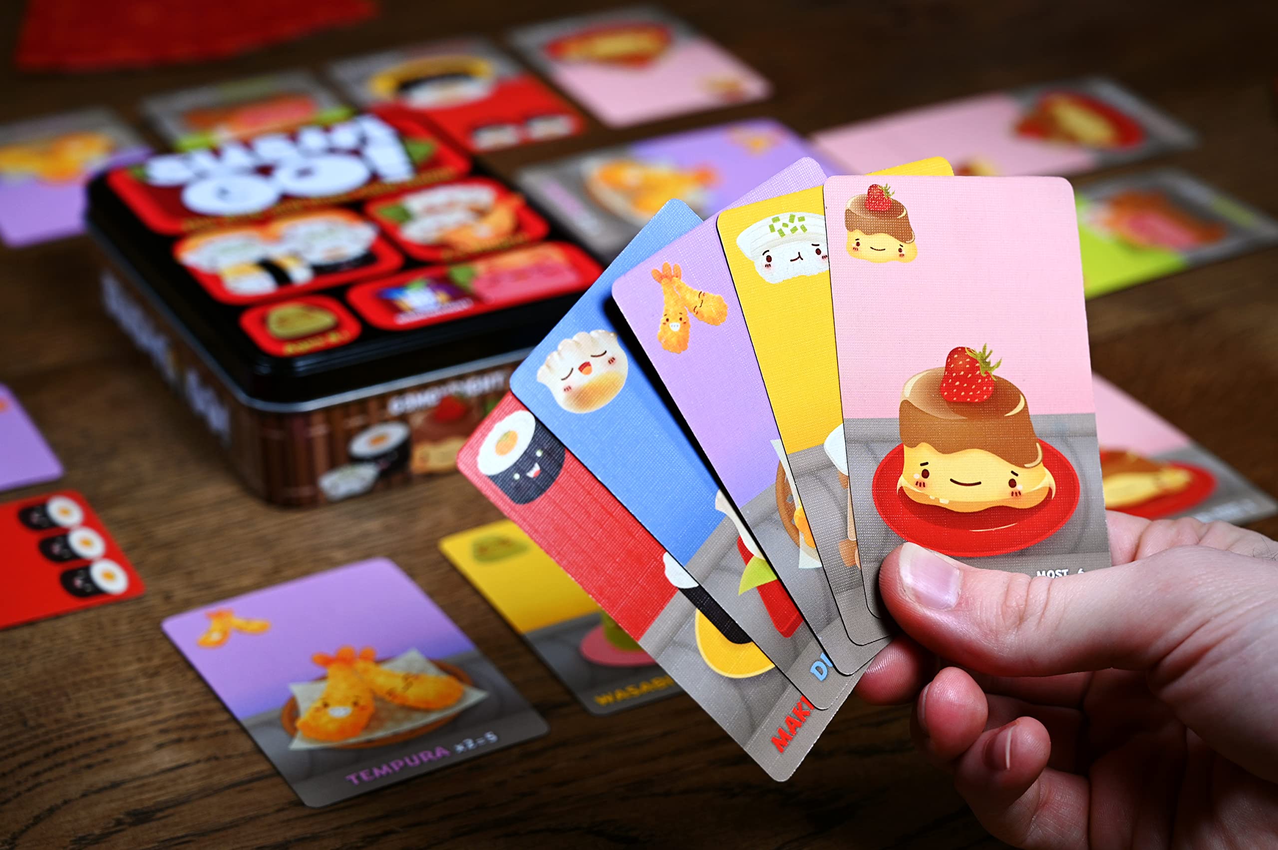 Foto 6 pulgar | Juego De Cartas Gamewright Sushi Go! - ¡el Pick And Pass - Venta Internacional.