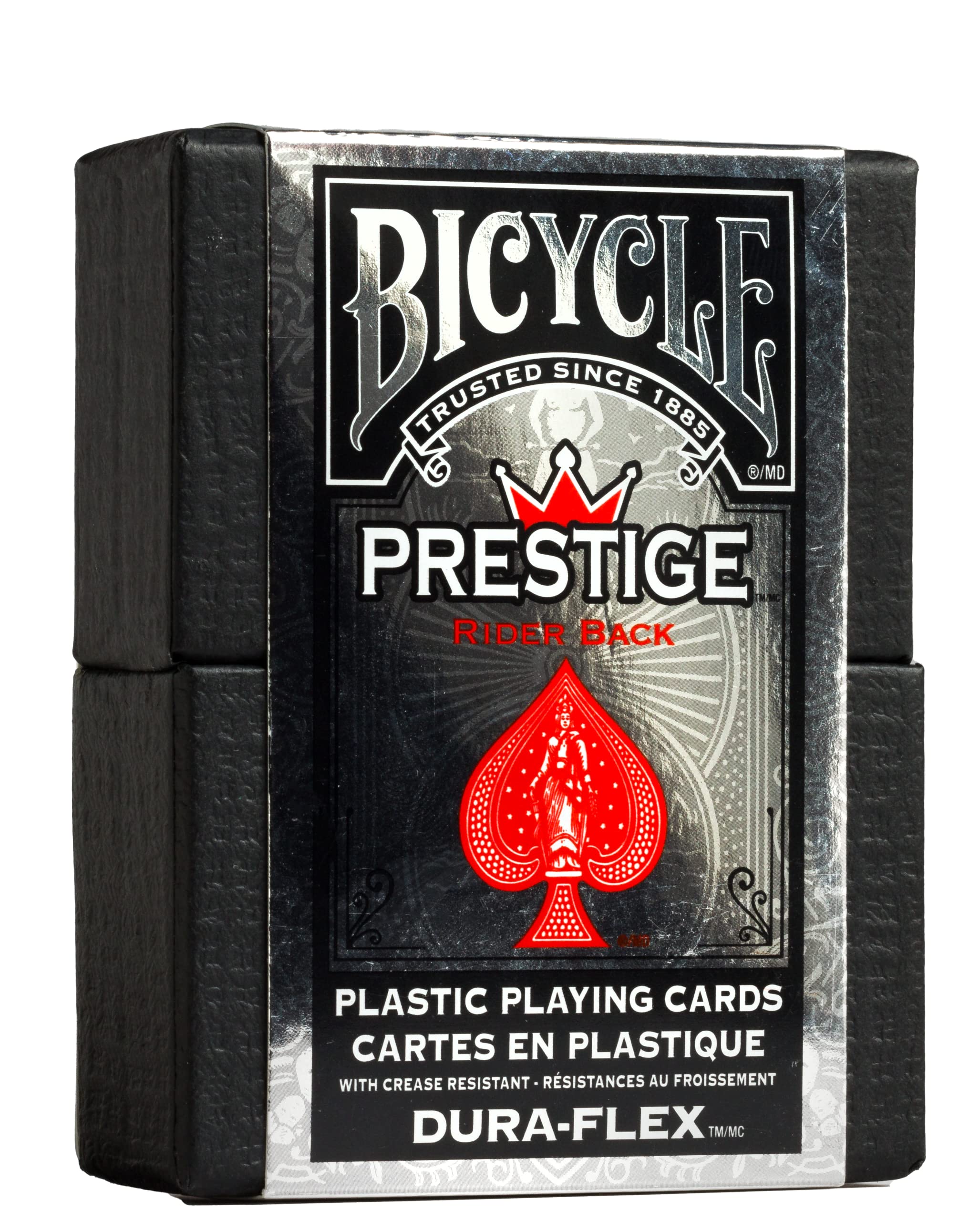 Foto 2 pulgar | Juego De Cartas Bicycle Prestige, Plástico Impermeable, Rojo Y Azul - Venta Internacional.
