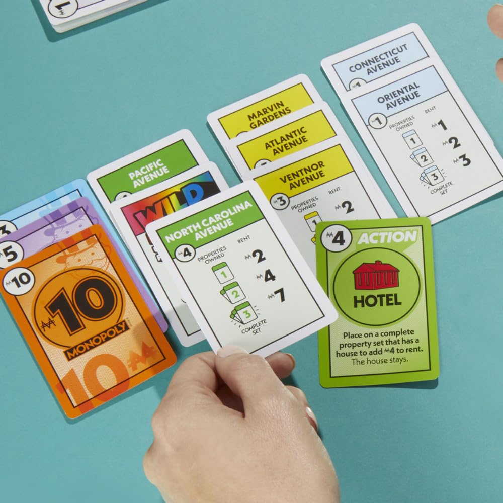 Foto 4 pulgar | Oferta De Juego De Cartas Monopoly Para Niños De 8 A 99 Años - Venta Internacional.
