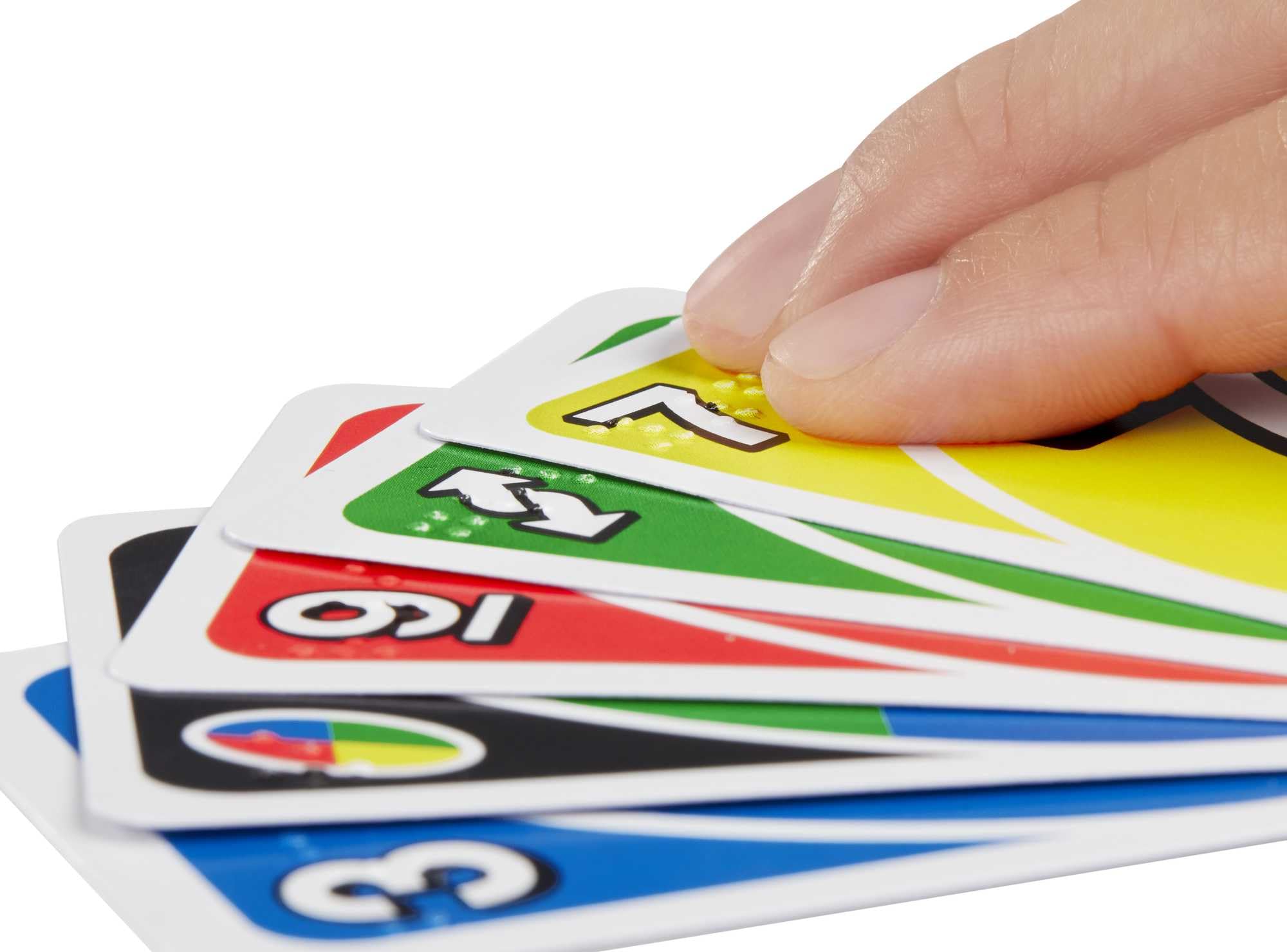 Foto 6 pulgar | Juego De Cartas Mattel Games Uno Braille Para Niños Y Adultos - Venta Internacional.