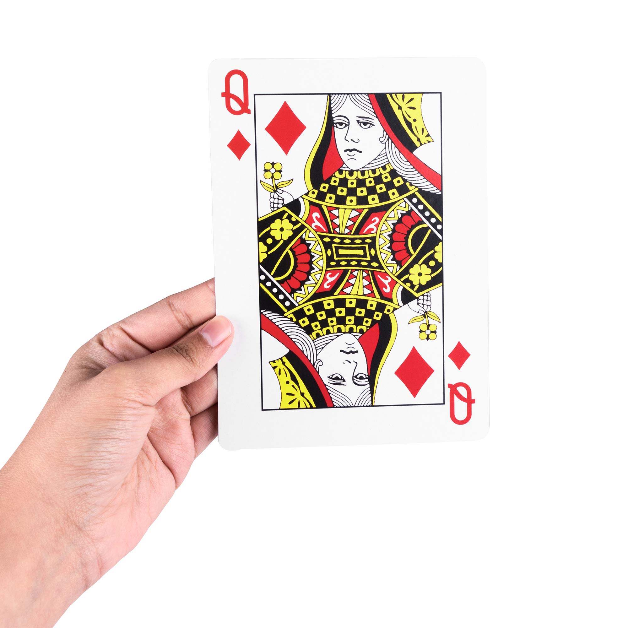 Foto 4 pulgar | Juego Completo De Póquer Playing Cards Super Z Outlet Giant Jumbo Deck - Venta Internacional.