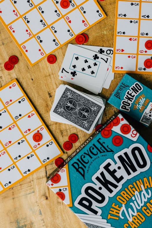 Foto 6 pulgar | Paquete De Juegos De Cartas Pokeno Para Bicicleta Con 1 Baraja Y Tarjetas De Puntuación - Venta Internacional.
