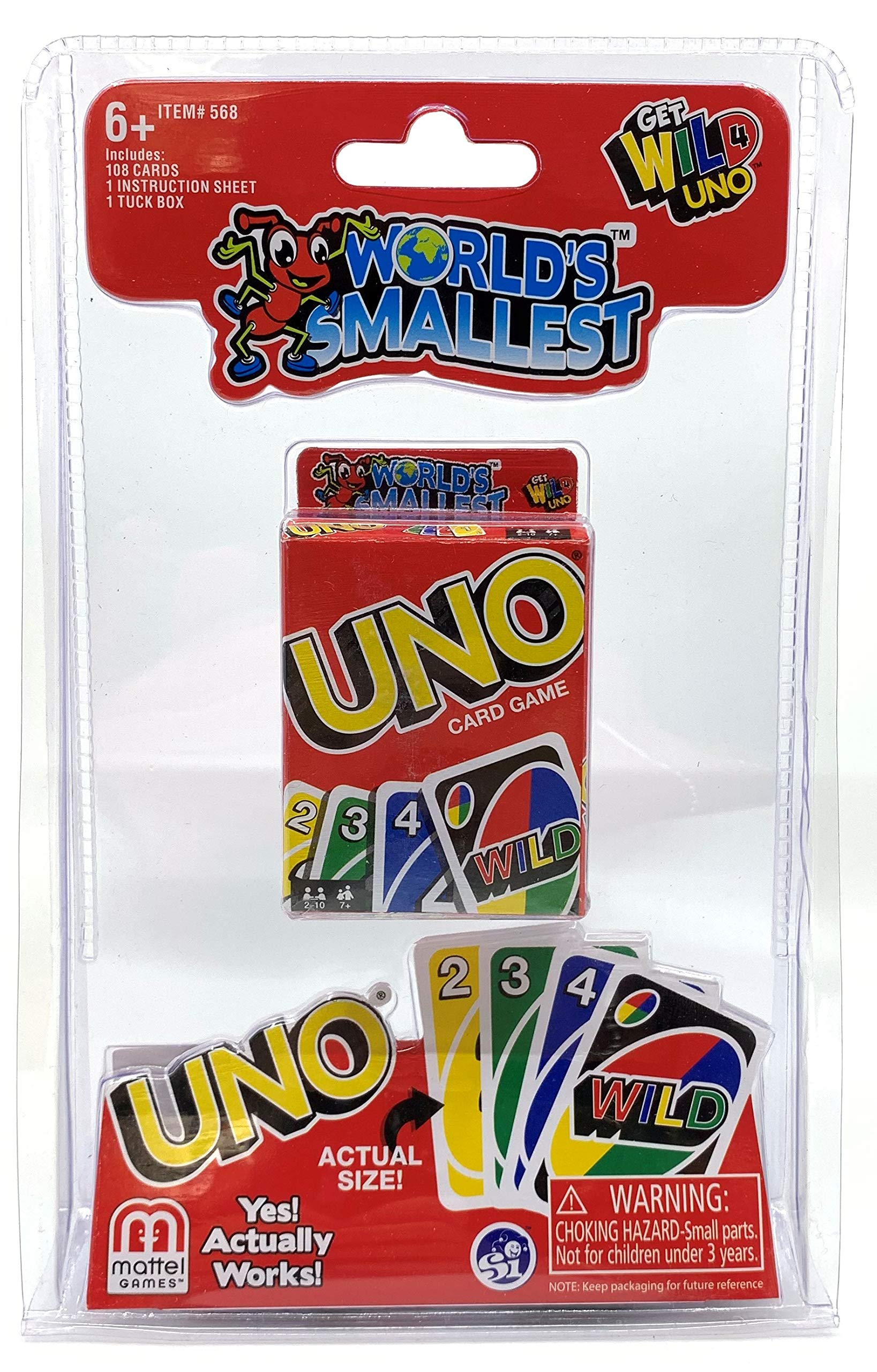 Foto 2 pulgar | El Juego De Cartas Uno Más Pequeño Del Mundo - Venta Internacional.