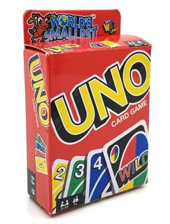 Foto 3 | El Juego De Cartas Uno Más Pequeño Del Mundo - Venta Internacional.