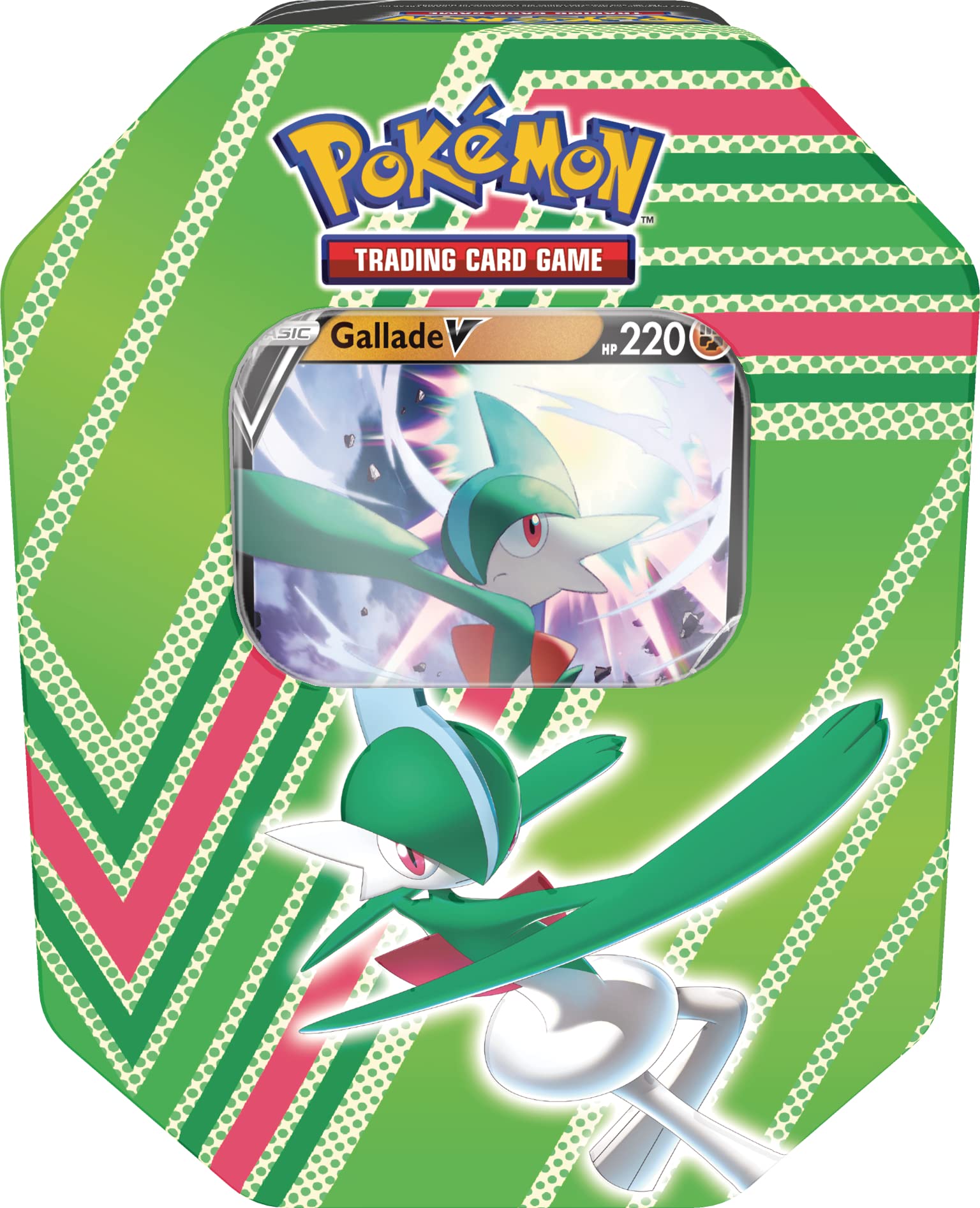 Foto 2 pulgar | Pokemon Hidden Potential Gallade V De Lata Con 1 Tarjeta De Aluminio Y 4 Paquetes - Venta Internacional.