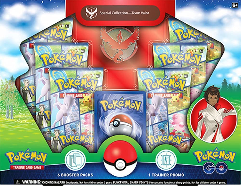 Foto 2 pulgar | Juego De Cartas Coleccionables Pokémon Go Special Collection Team Valor - Venta Internacional.