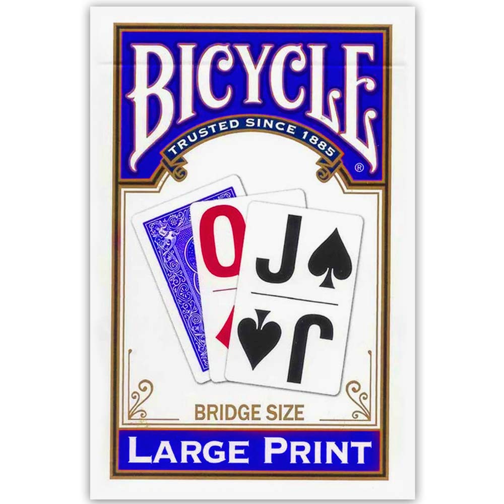 Foto 2 pulgar | Juego De Cartas Para Bicicletas Con Estampado Grande, Tamaño Puente, Para Personas Mayores - Venta Internacional.