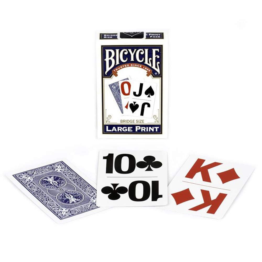 Foto 5 pulgar | Juego De Cartas Para Bicicletas Con Estampado Grande, Tamaño Puente, Para Personas Mayores - Venta Internacional.