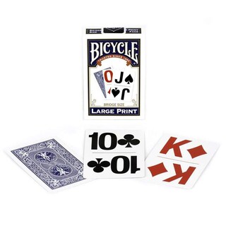 Foto 4 | Juego De Cartas Para Bicicletas Con Estampado Grande, Tamaño Puente, Para Personas Mayores - Venta Internacional.