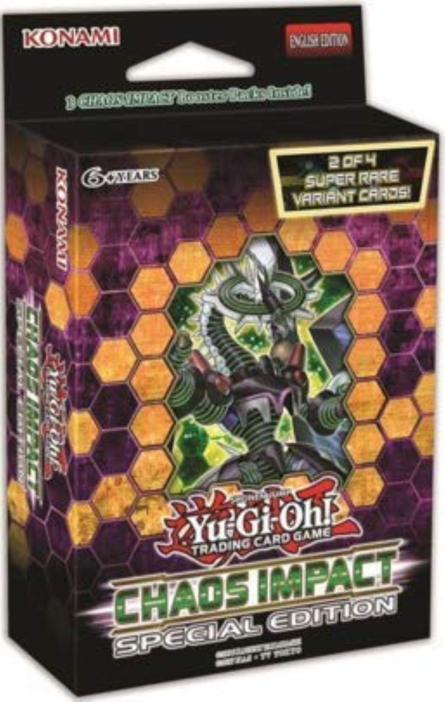 Foto 2 pulgar | Cartas Coleccionables Yu-gi-oh! Edición Especial De Chaos Impact - Venta Internacional.