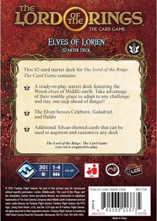 Foto 2 | Baraja De Inicio El Señor De Los Anillos Los Elfos Del Juego De Cartas - Venta Internacional.