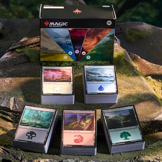 Foto 3 | Land Station Magic The Gathering 2025 Con 400 Cartas Terrestres Básicas - Venta Internacional.