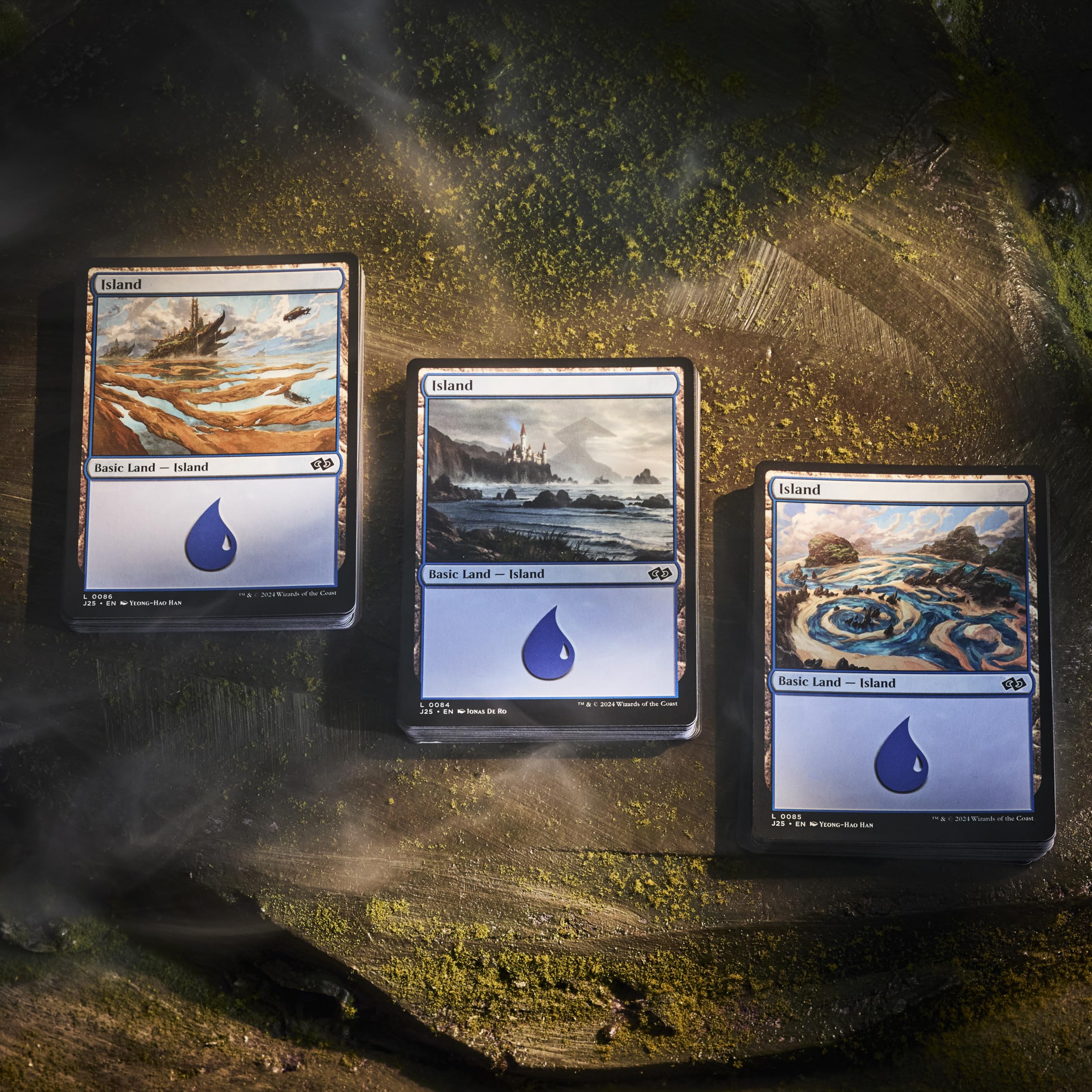 Foto 6 | Land Station Magic The Gathering 2025 Con 400 Cartas Terrestres Básicas - Venta Internacional.