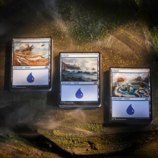 Foto 6 | Land Station Magic The Gathering 2025 Con 400 Cartas Terrestres Básicas - Venta Internacional.